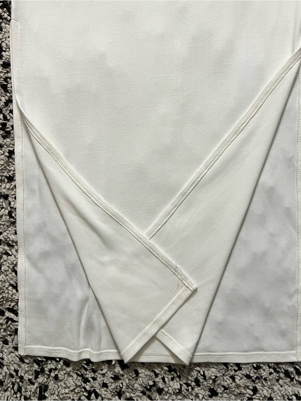 Saltwater Luxe Salt White Tank Midi Dress Side Slits Stretch Women’s Size Small - Picture 11 of 13